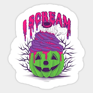 I Scream Sticker